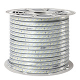 High voltage strip with curved lens surface