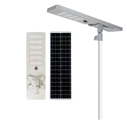 Integrated solar street light