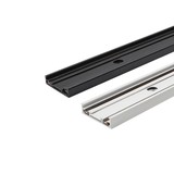 Ultra thin surface mounted magnetic track strip