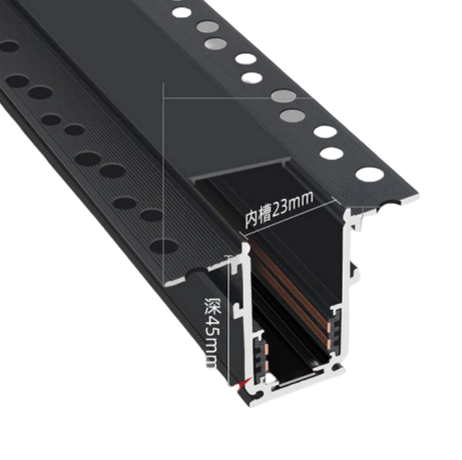 Batch gray high thickness magnetic track strip